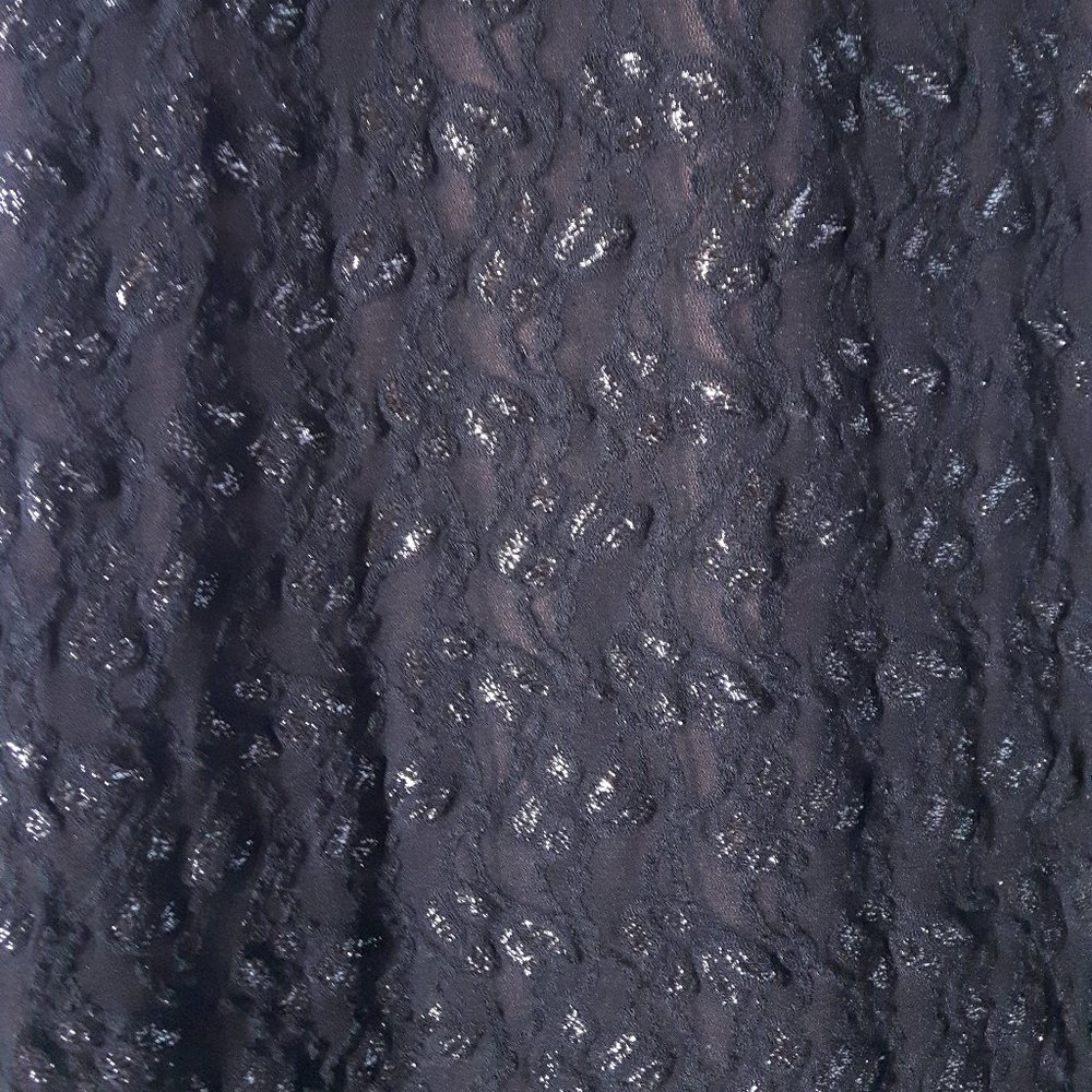 Contemporaine Midi Sparkle Black Dress - Picture 6 of 11